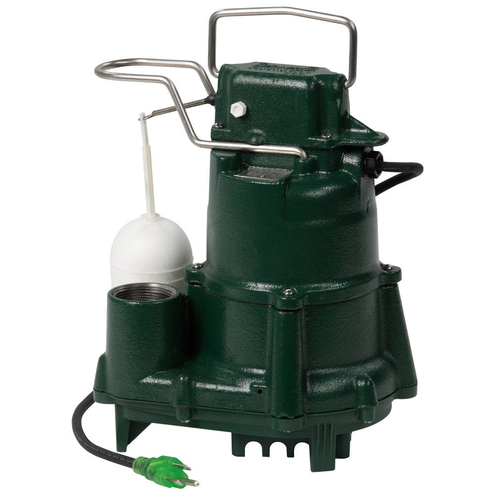 Zoeller M98 Flow-Mate 1/2 HP Automatic Cast Iron Sump Pump – 115V (98-0001)